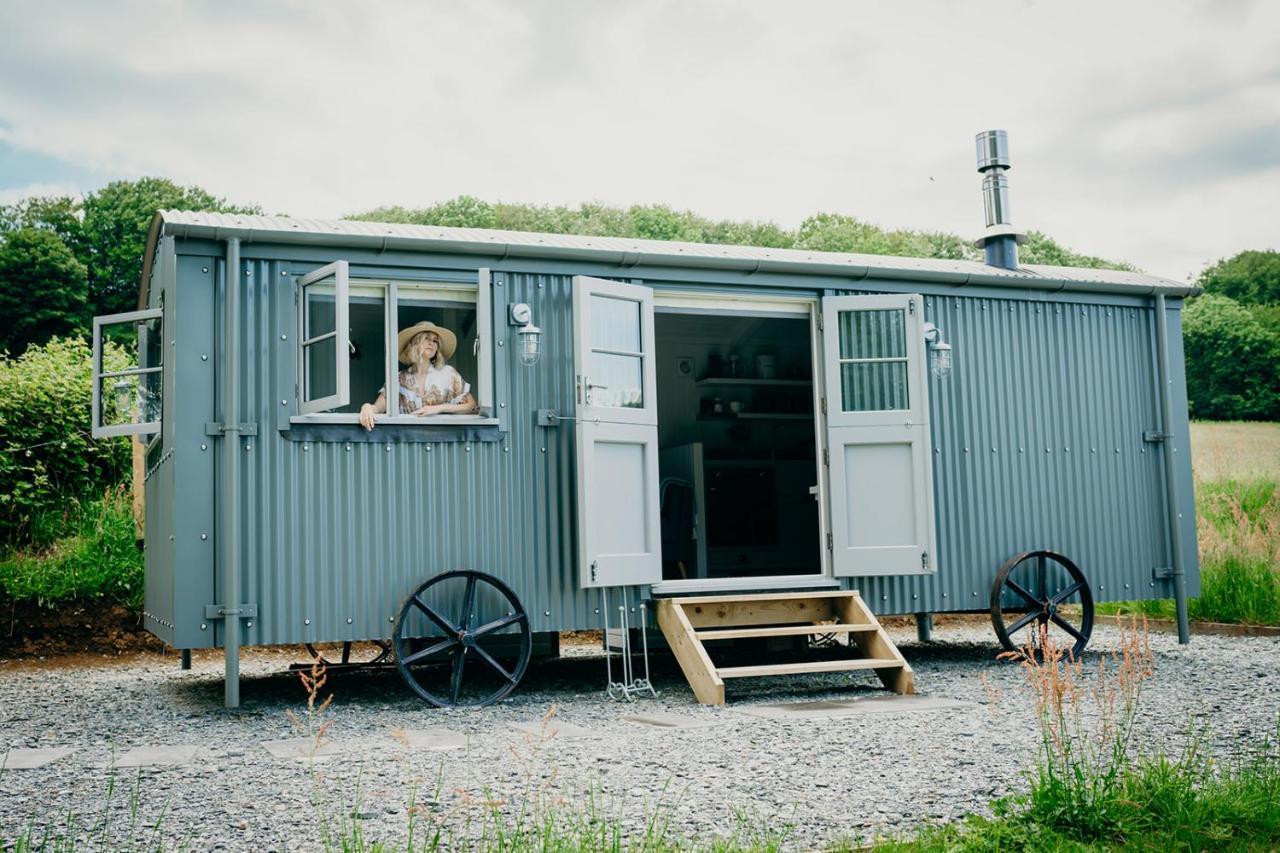 Blatchford Briar - Award Winning Private Shephards Huts With Their Own Secluded Hot Tubs Milton Abbot Eksteriør bilde