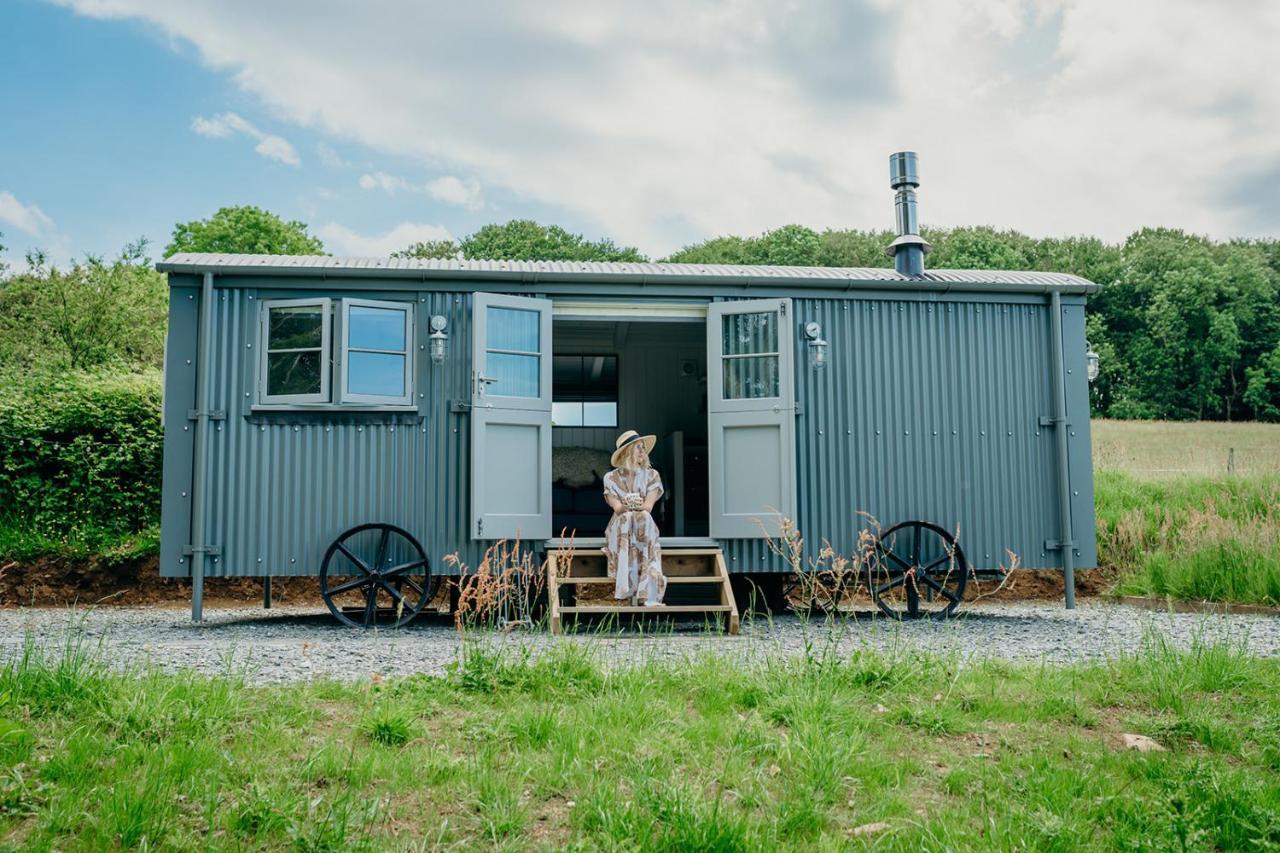 Blatchford Briar - Award Winning Private Shephards Huts With Their Own Secluded Hot Tubs Milton Abbot Eksteriør bilde